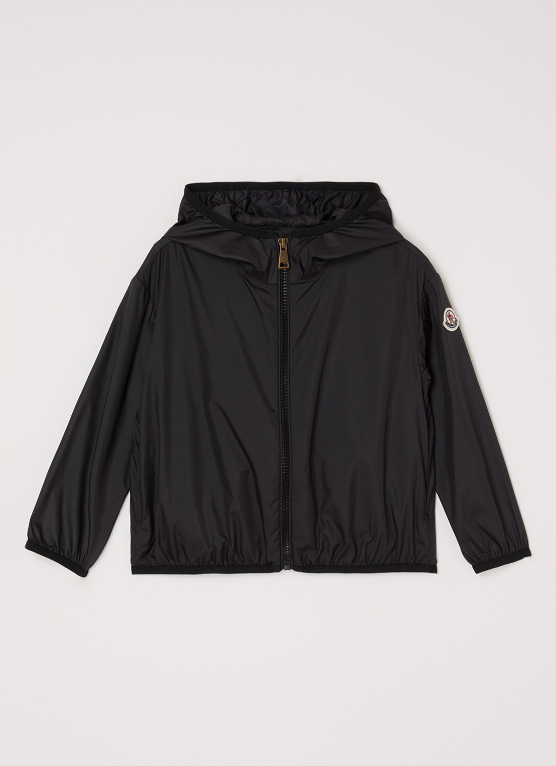 Moncler Fegeo jack met capuchon - voorkant zwart