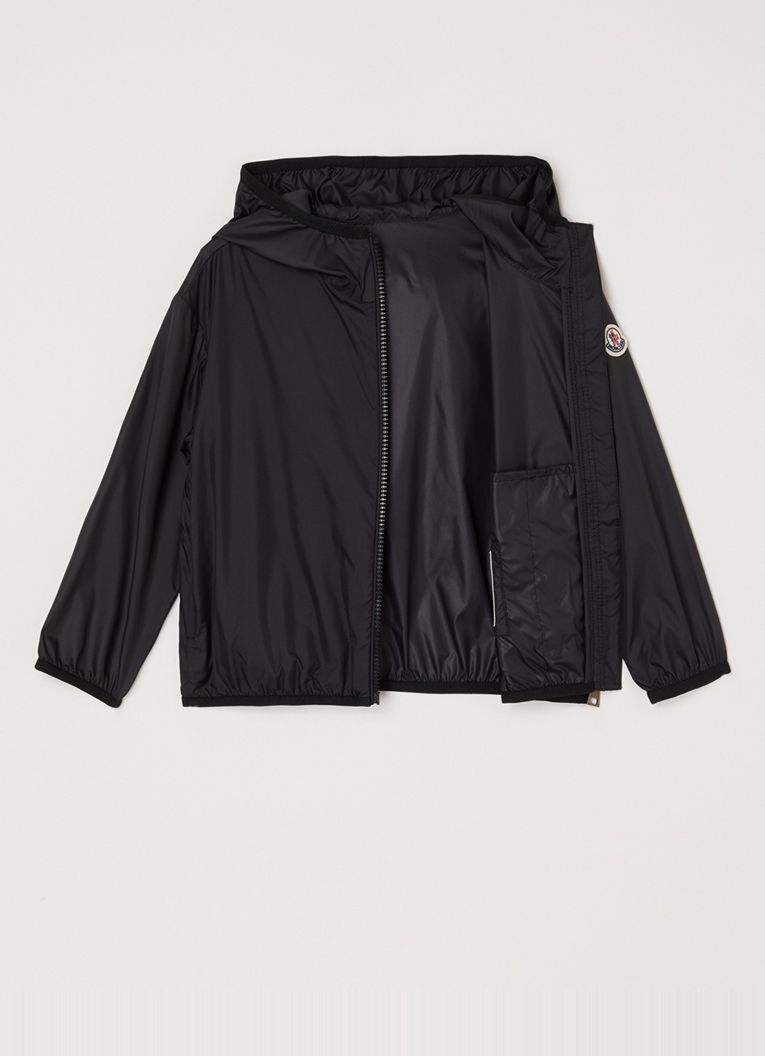 Moncler Fegeo jack met capuchon - voorkant 2 zwart