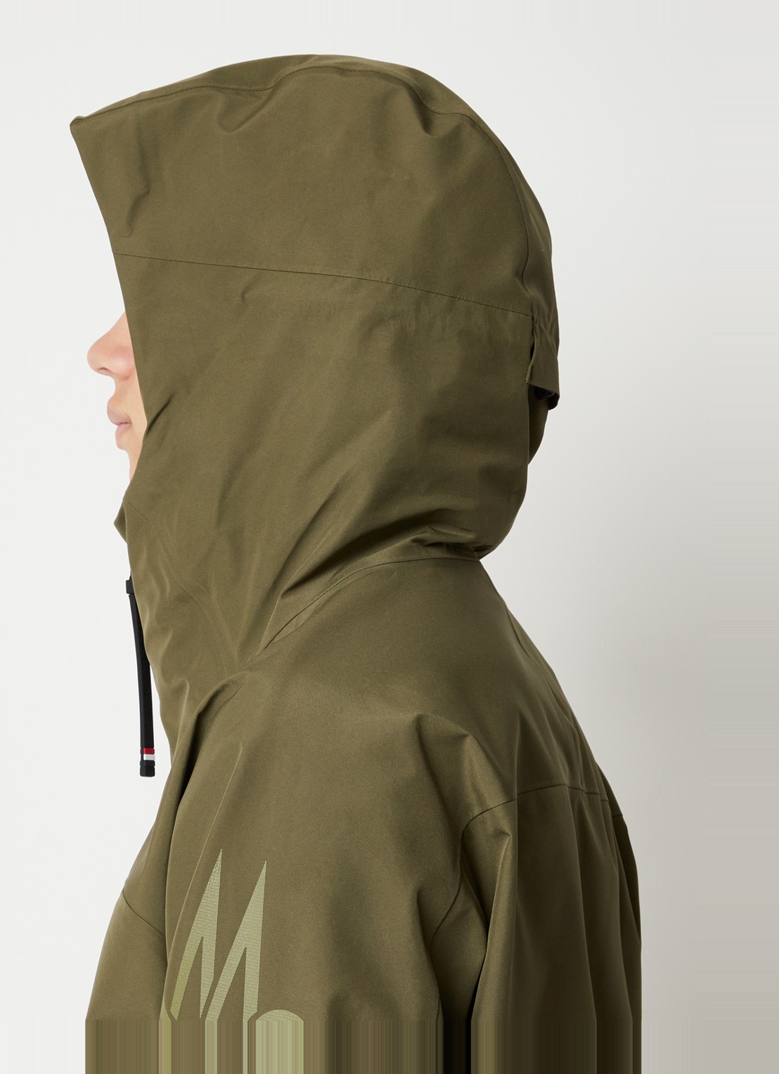 Moncler Fel Gore-Tex  lightweight windjack met ritszakken - detail 3 donkergroen