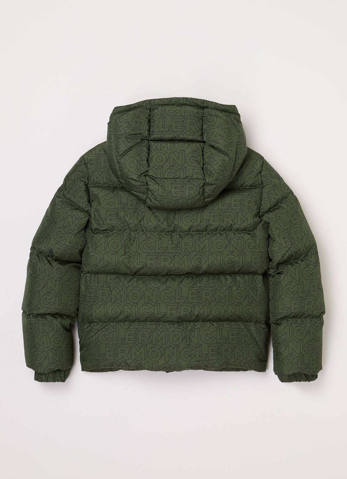 Moncler Fergus puffer jack met donsvulling - achterkant 3 groen