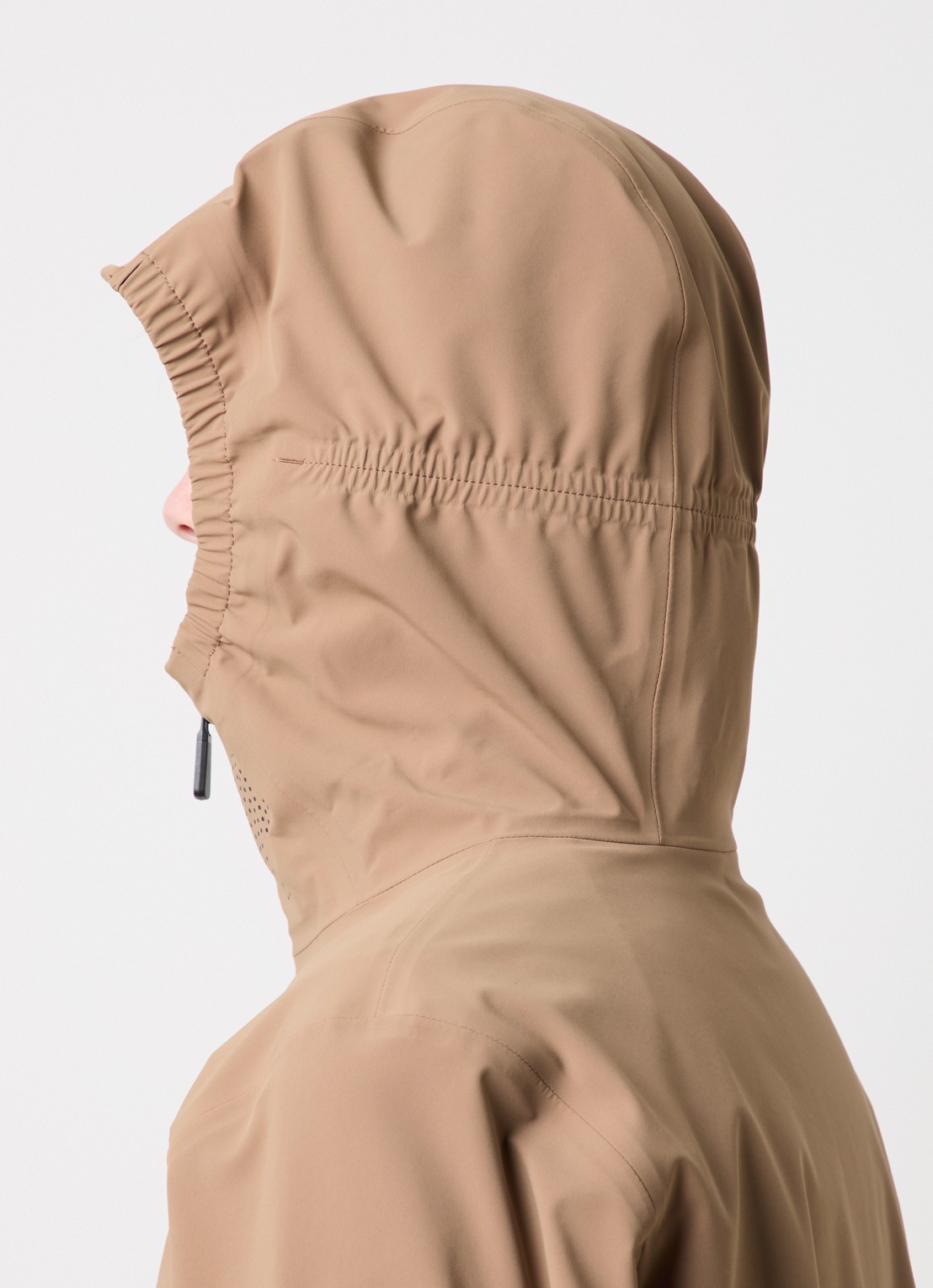 Moncler Fex jack met ceintuur - detail 5 camel