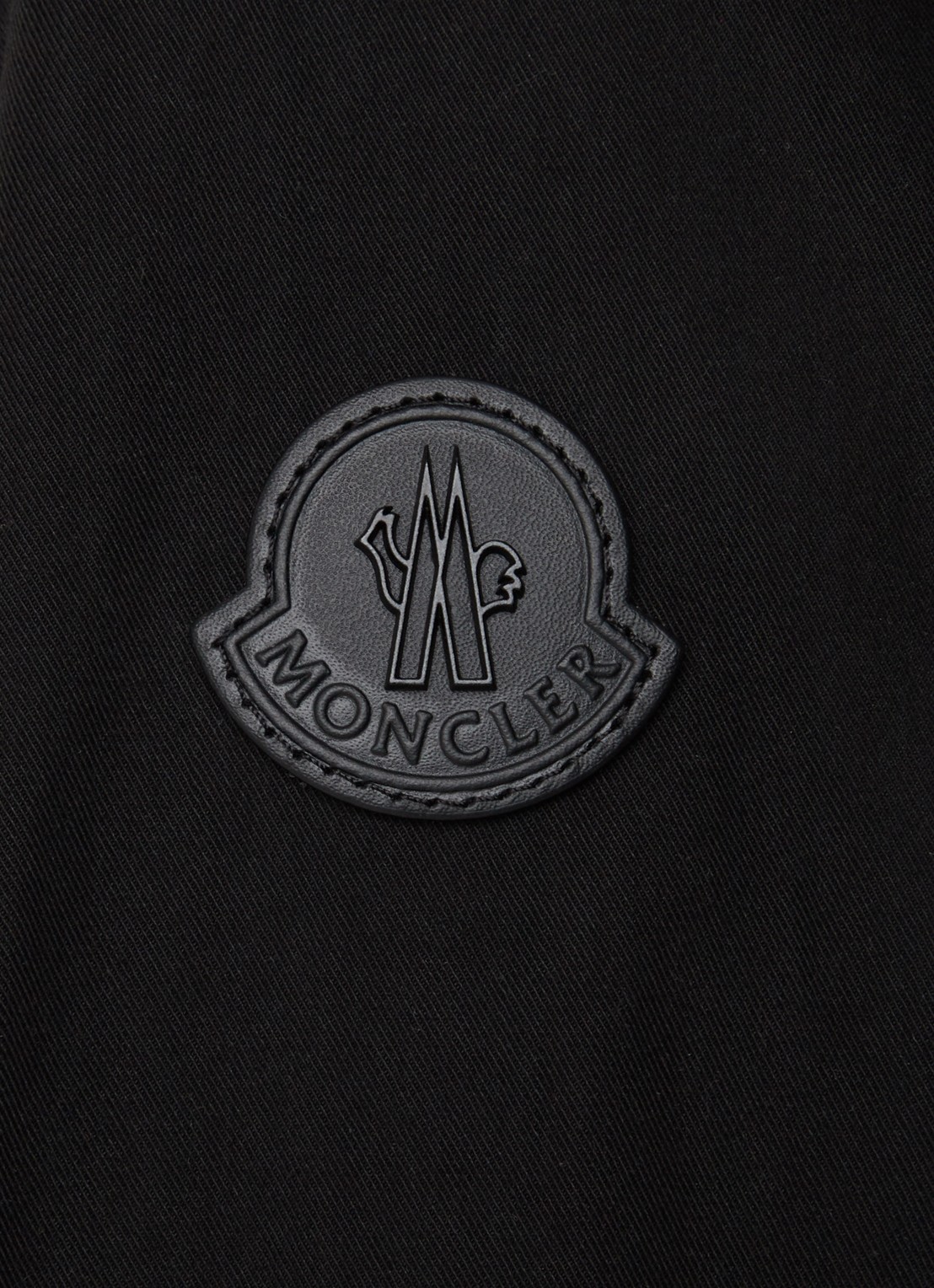 Moncler Flamenne reversible windjack met logoprint - detail 2 zwart