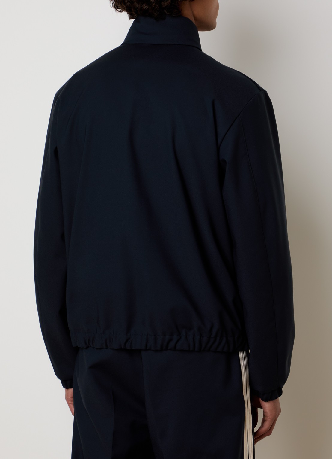 Moncler Fourioun jack met ritszakken en logo - achterkant 6 donkerblauw