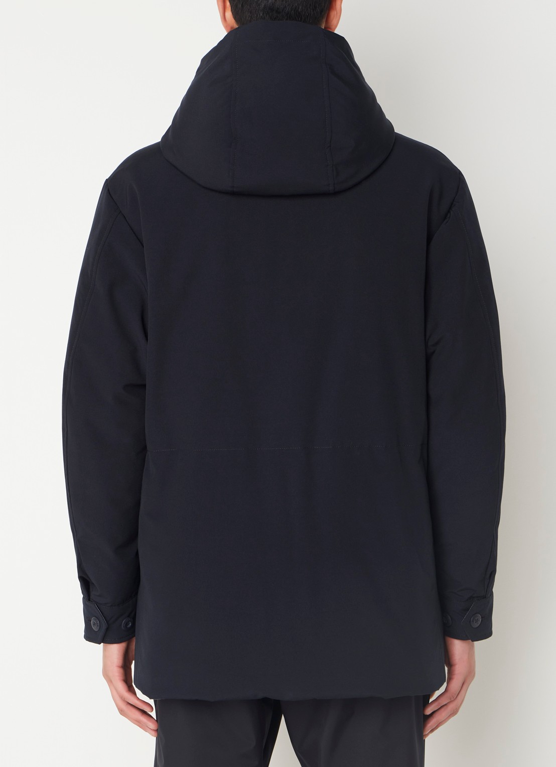 Moncler Fowey reversible gewatteerde parka met donsvulling - achterkant blauw