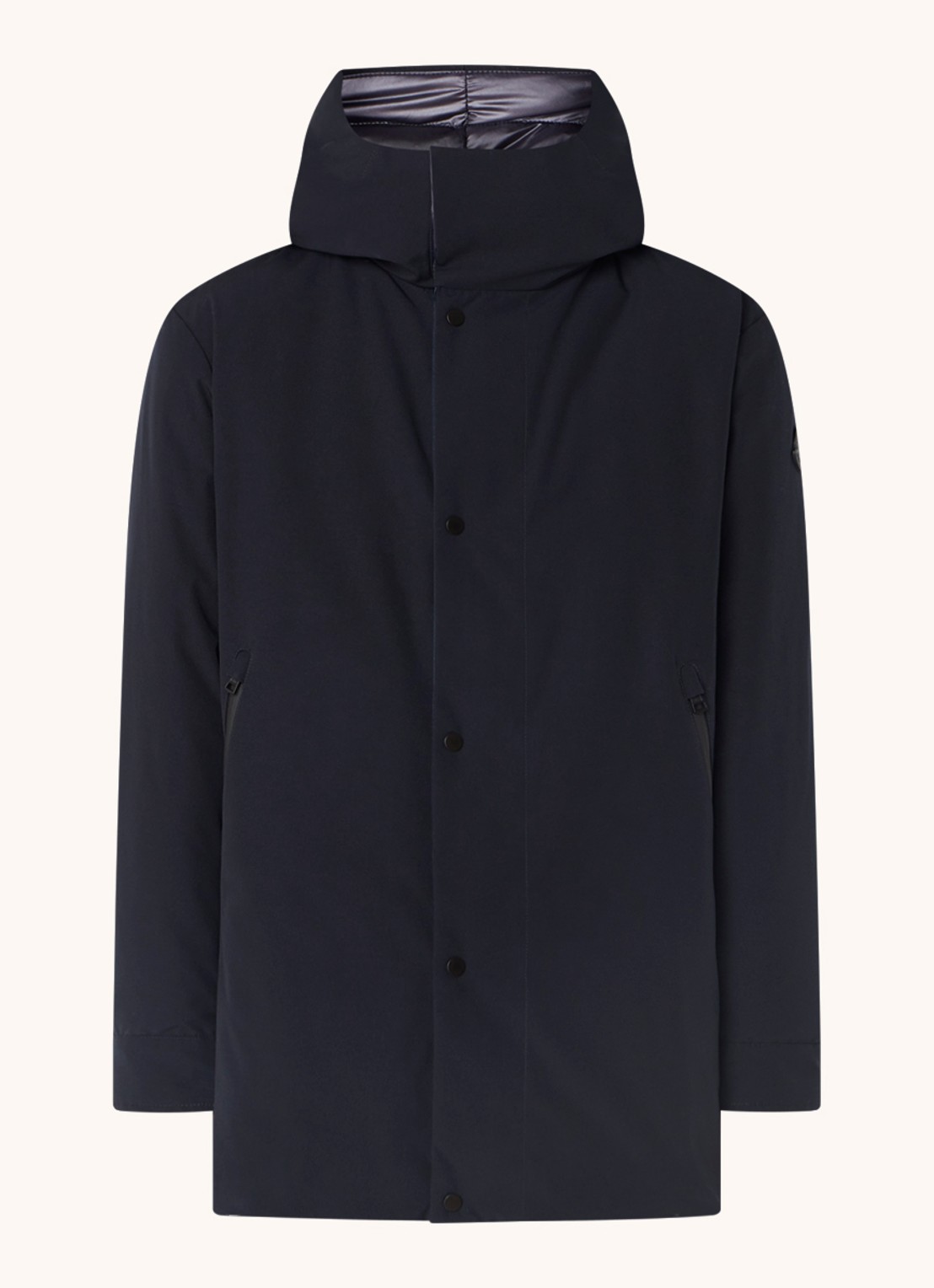 Moncler Fowey reversible gewatteerde parka met donsvulling - voorkant 5 blauw