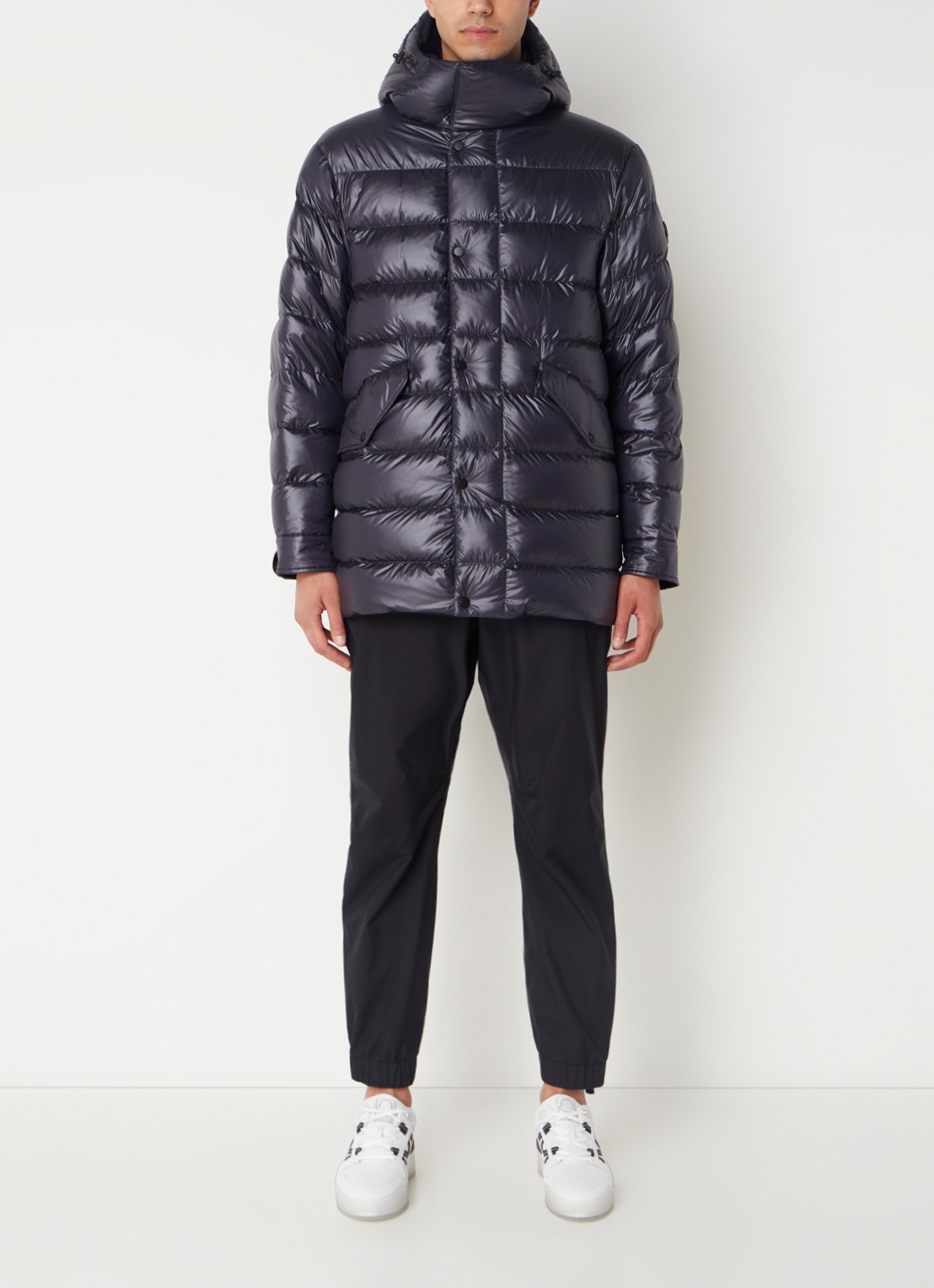 Moncler Fowey reversible gewatteerde parka met donsvulling - voorkant 6 blauw