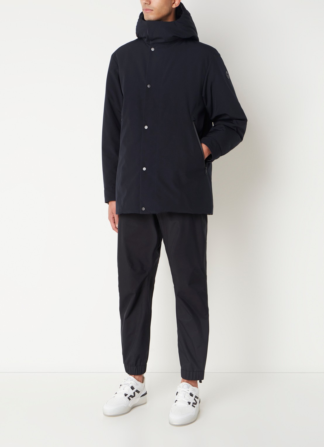 Moncler Fowey reversible gewatteerde parka met donsvulling - voorkant 7 blauw