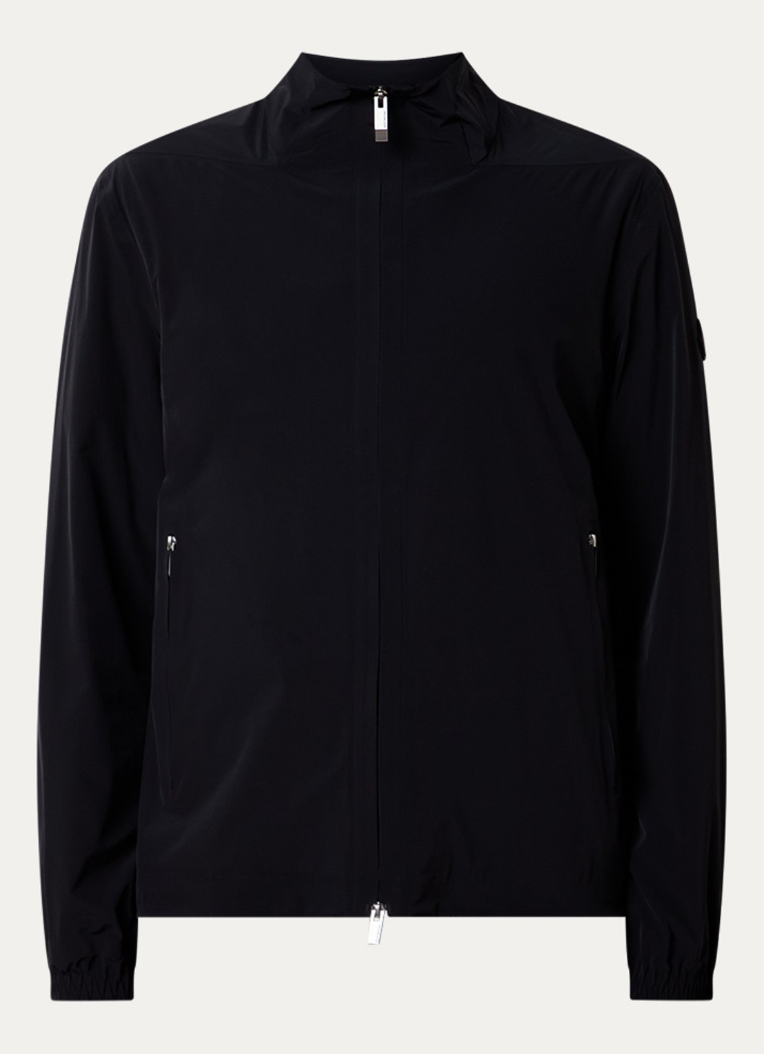 Moncler Frene windjack met ritszakken - voorkant zwart