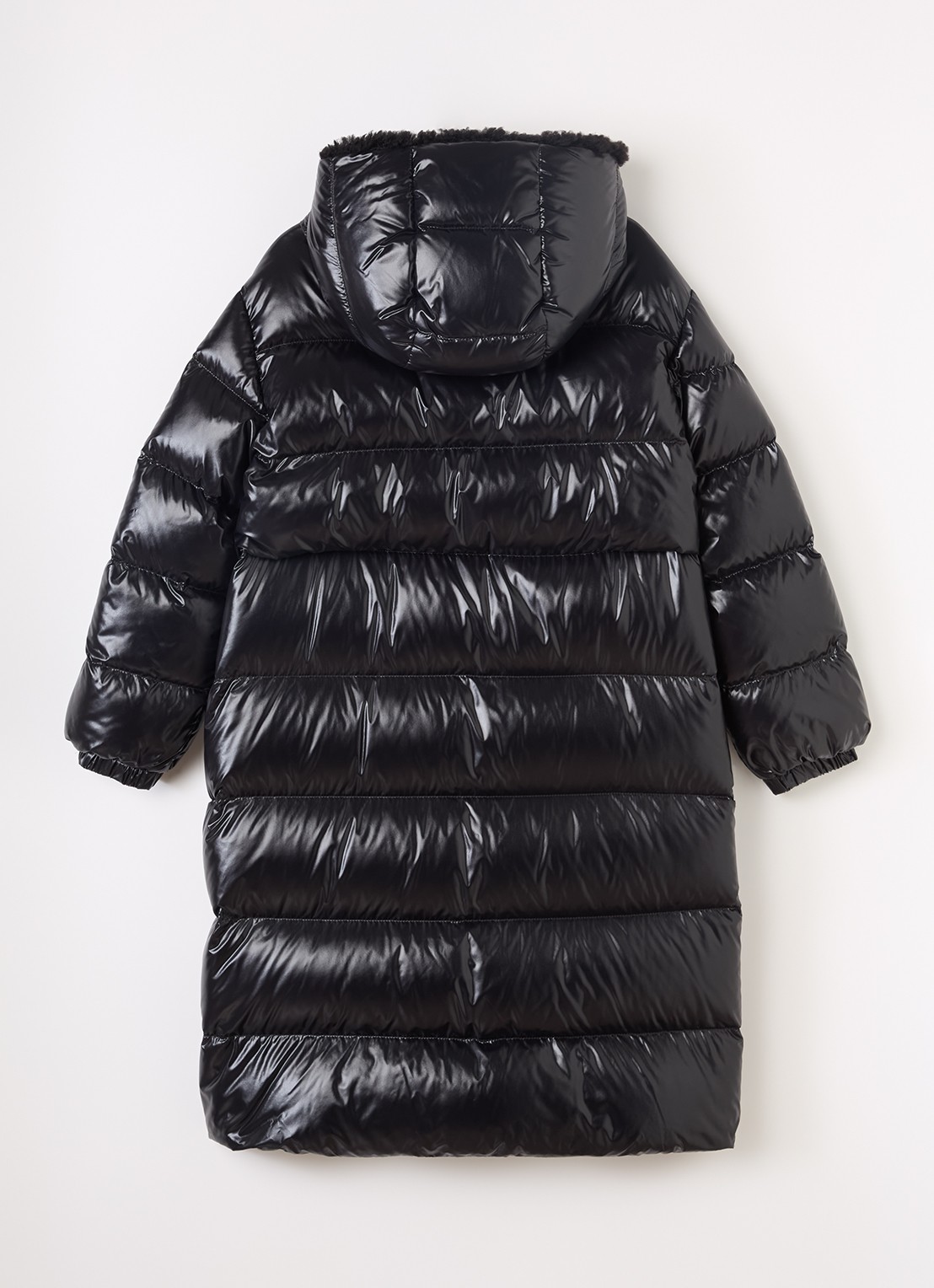 Moncler Ganevry gewatteerde parka met donsvulling - achterkant zwart