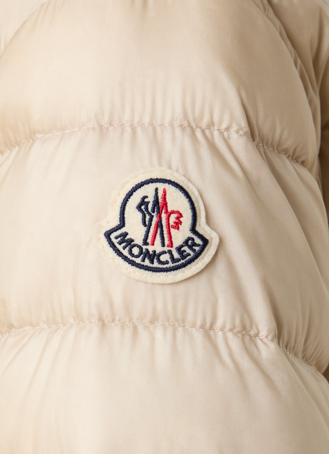 Moncler Gewatteerd jack met donsvulling - detail 2 beige