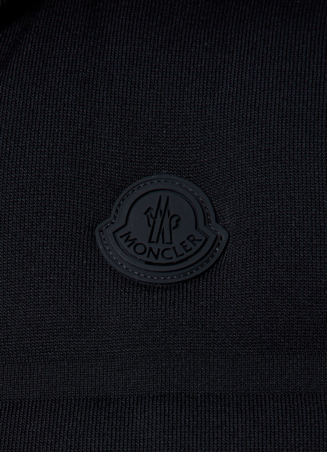 Moncler Gewatteerde bodywarmer met donsvulling en logo - detail 6 zwart