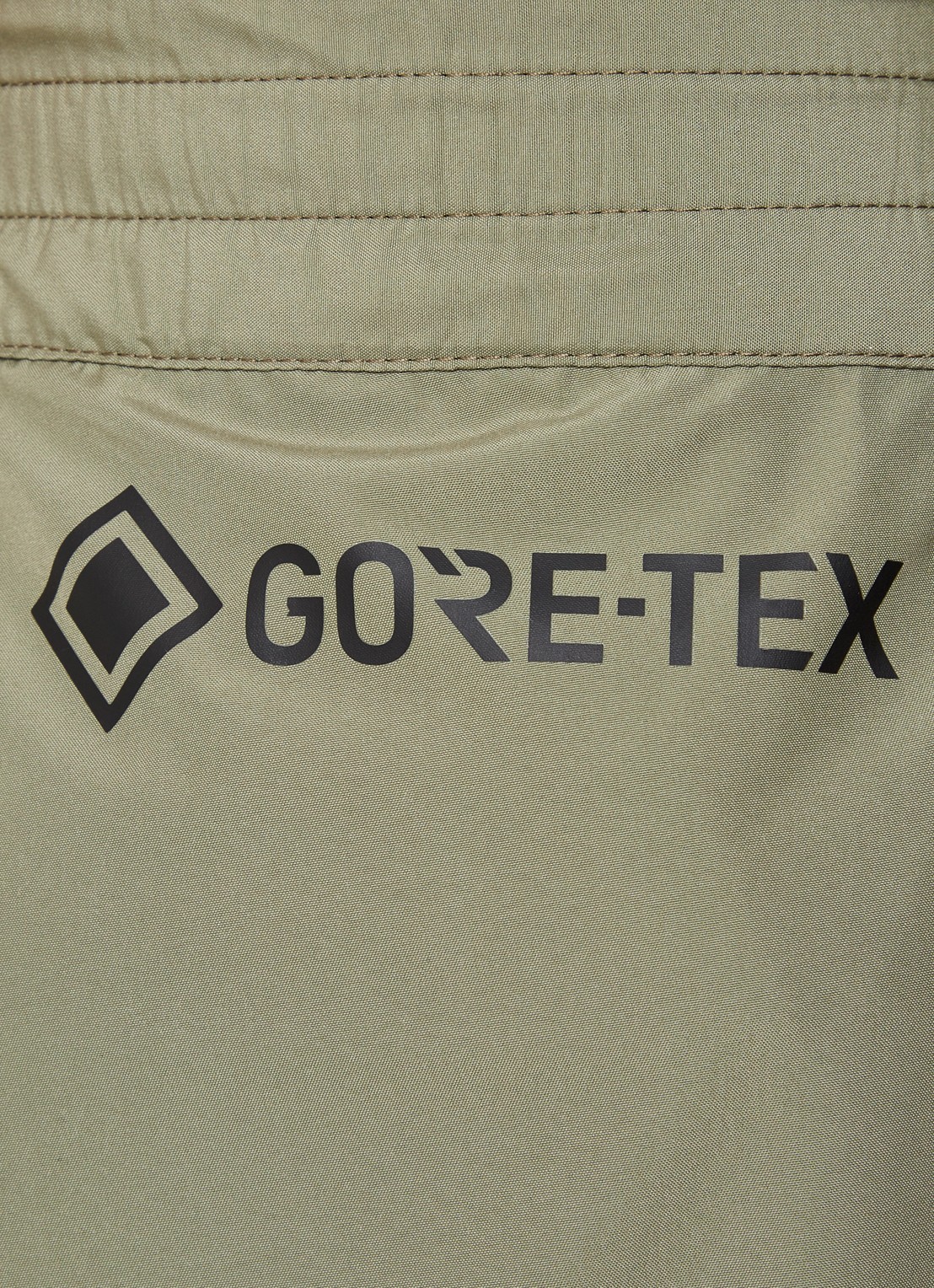 Moncler Gore-Tex tapered fit joggingbroek van softshell met ritszakken - detail 4 mosgroen