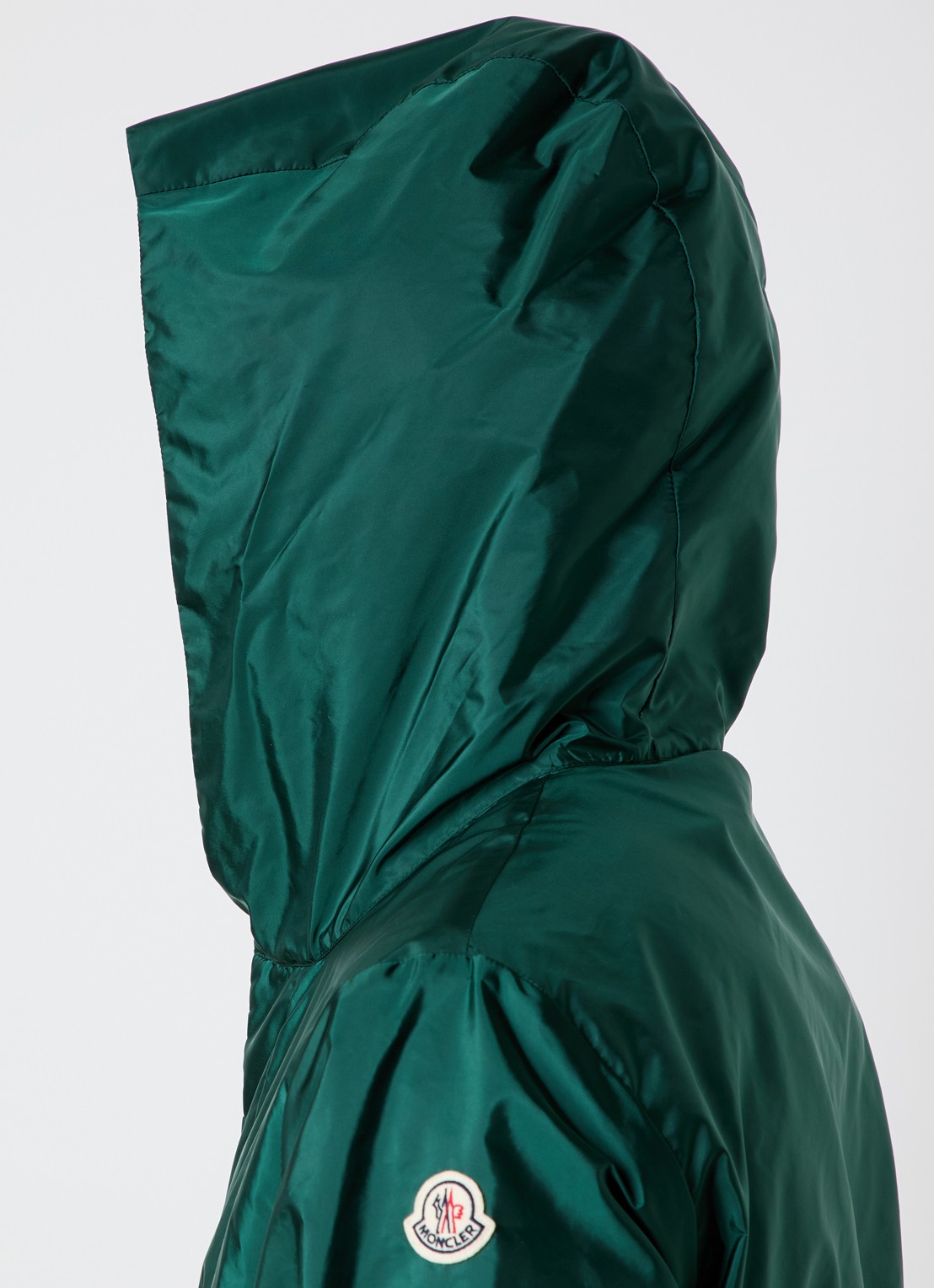 Moncler Grandans windjack met capuchon en steekzakken - detail 3 donkergroen