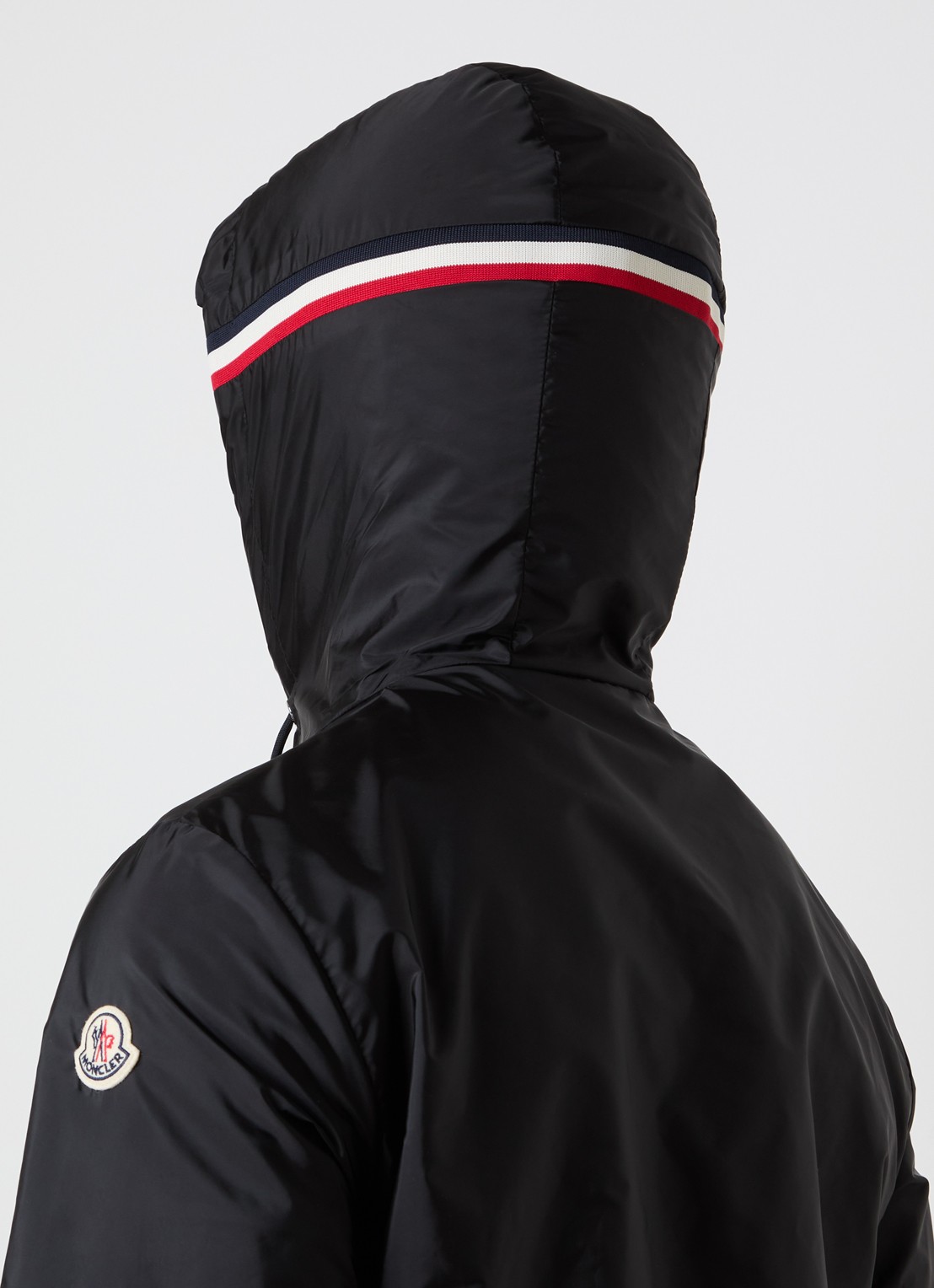 Moncler Grimpeurs windjack met capuchon en steekzakken - detail 4 zwart