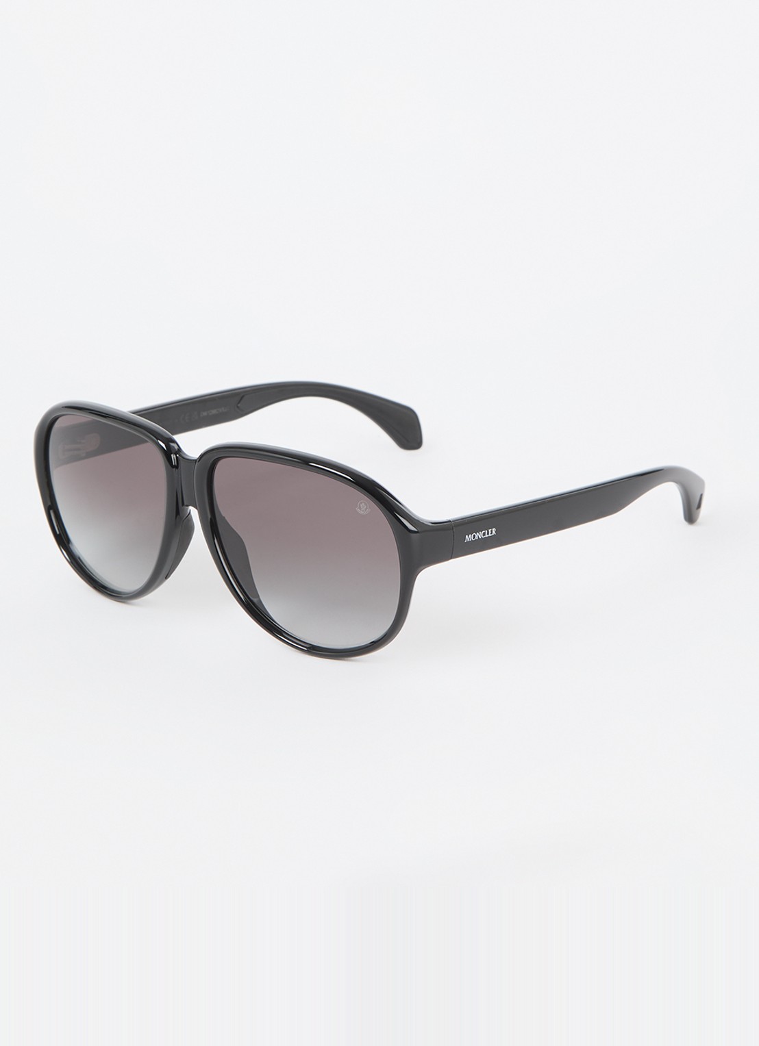 Moncler Halcyonne zonnebril ME8001 - voorkant 4 zwart