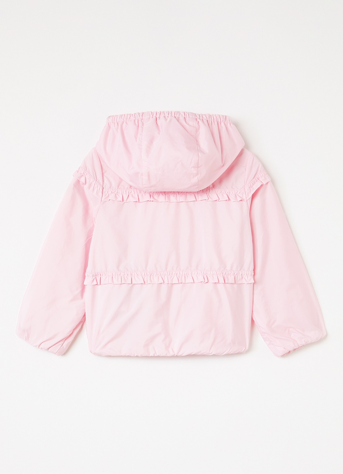 Moncler Hiti windjack met logo - achterkant 3 roze
