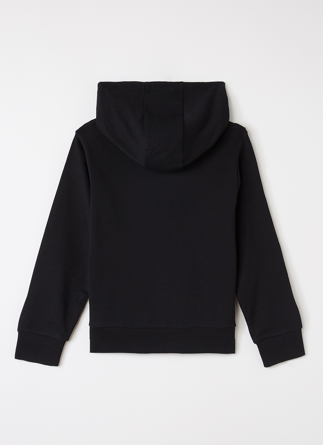 Moncler Hoodie met logoprint - voorkant 2 zwart