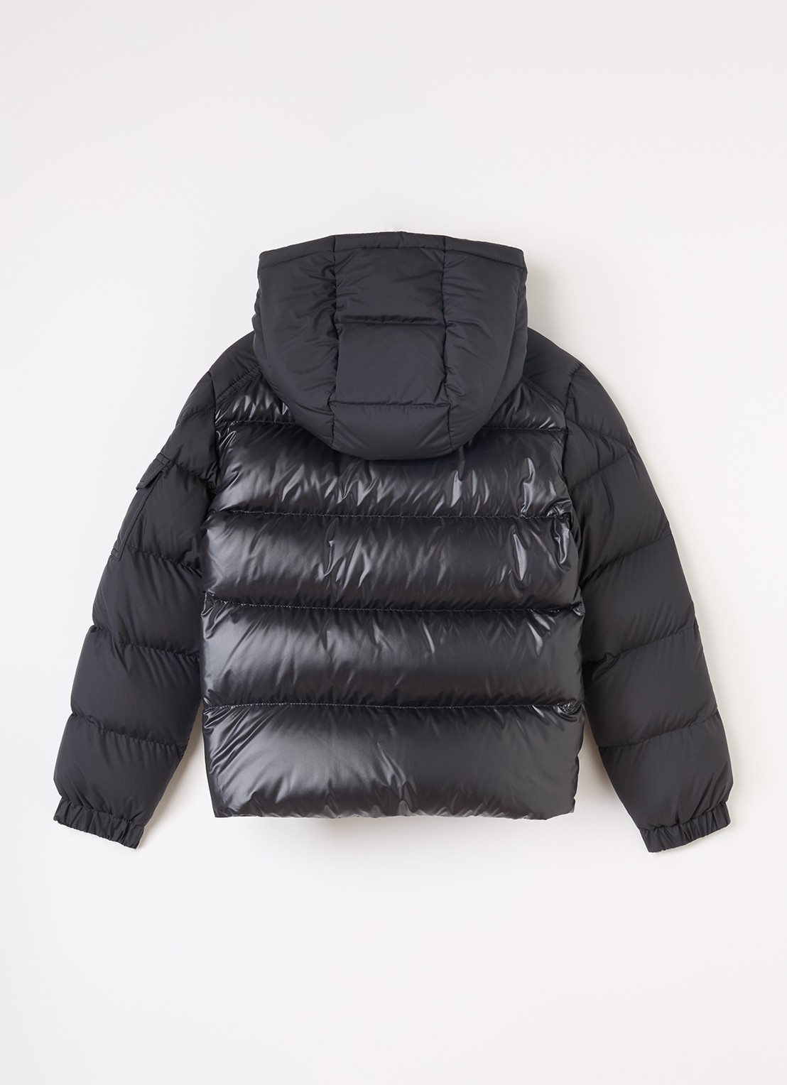 Moncler Hyoseris pufferjack met donsvulling - achterkant zwart