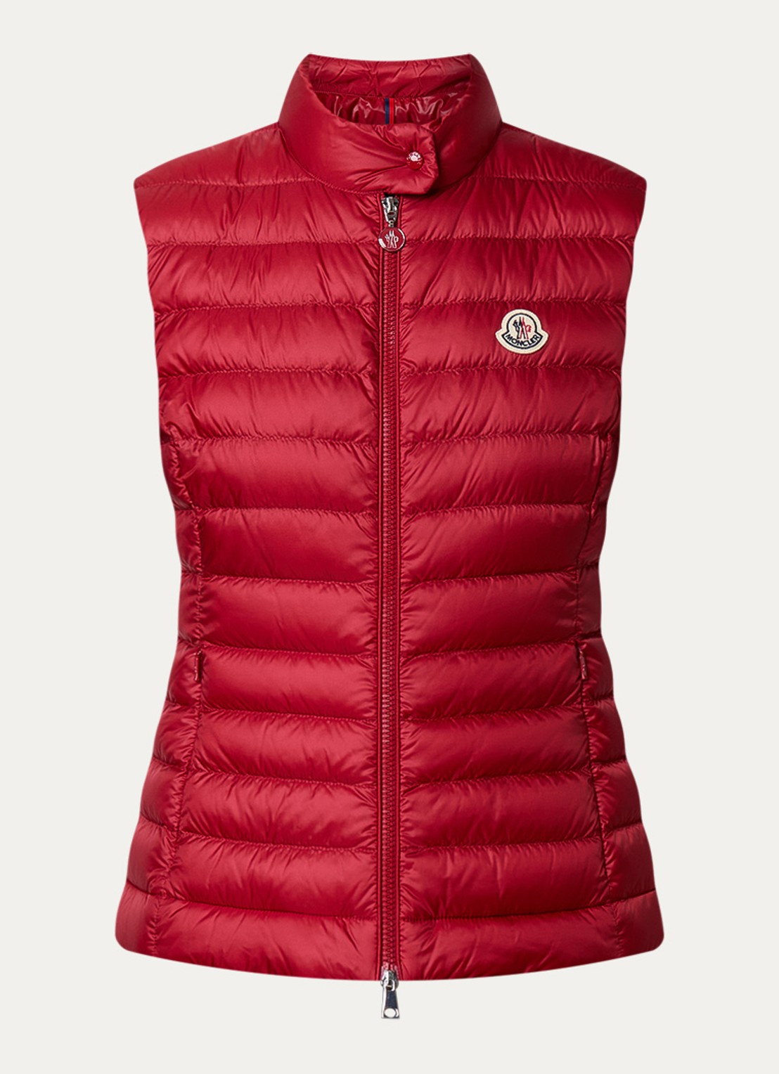 Moncler Igens gewatteerde bodywarmer met donsvulling - voorkant 2 rood