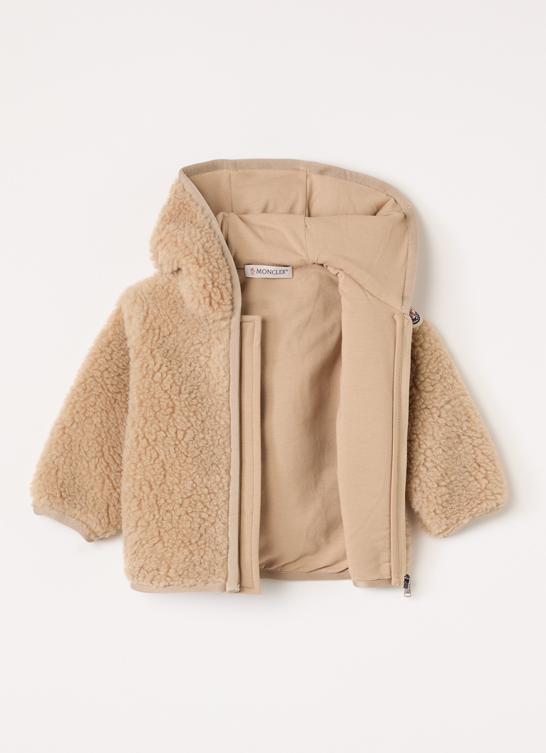 Moncler Jack van teddy - voorkant 2 beige