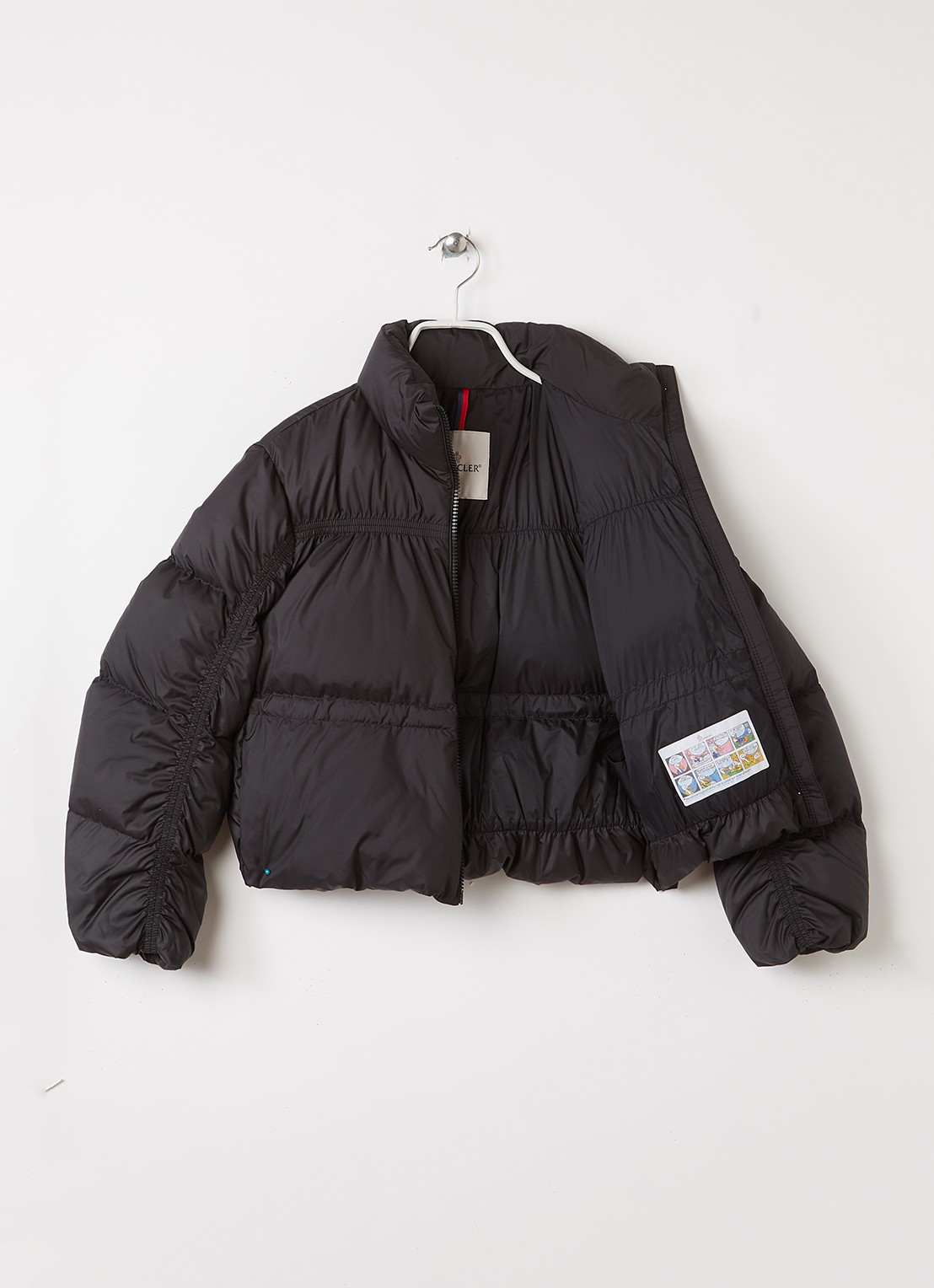 Moncler Jankas puffer jack met donsvulling - voorkant 2 zwart