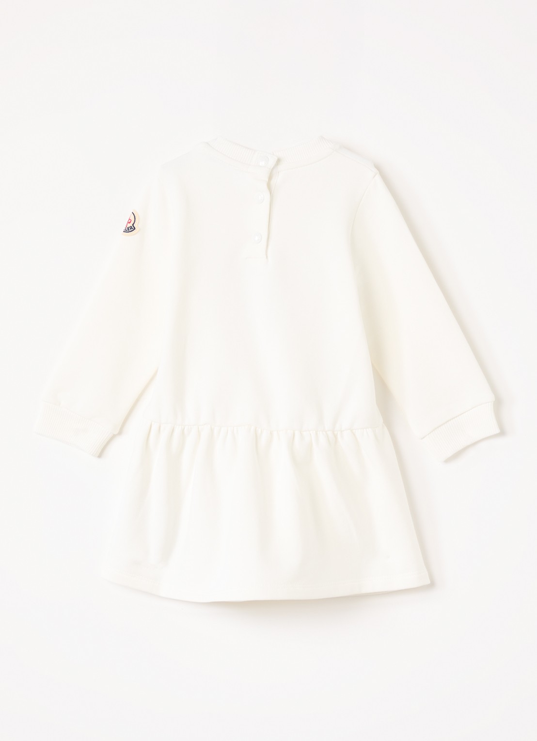 Moncler Jurk met print - voorkant 2 gebroken wit