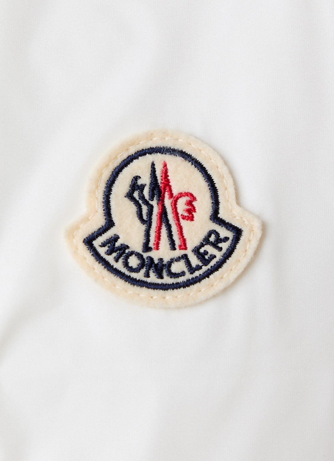 Moncler Kraag met capuchon en donsvulling - detail 5 wit