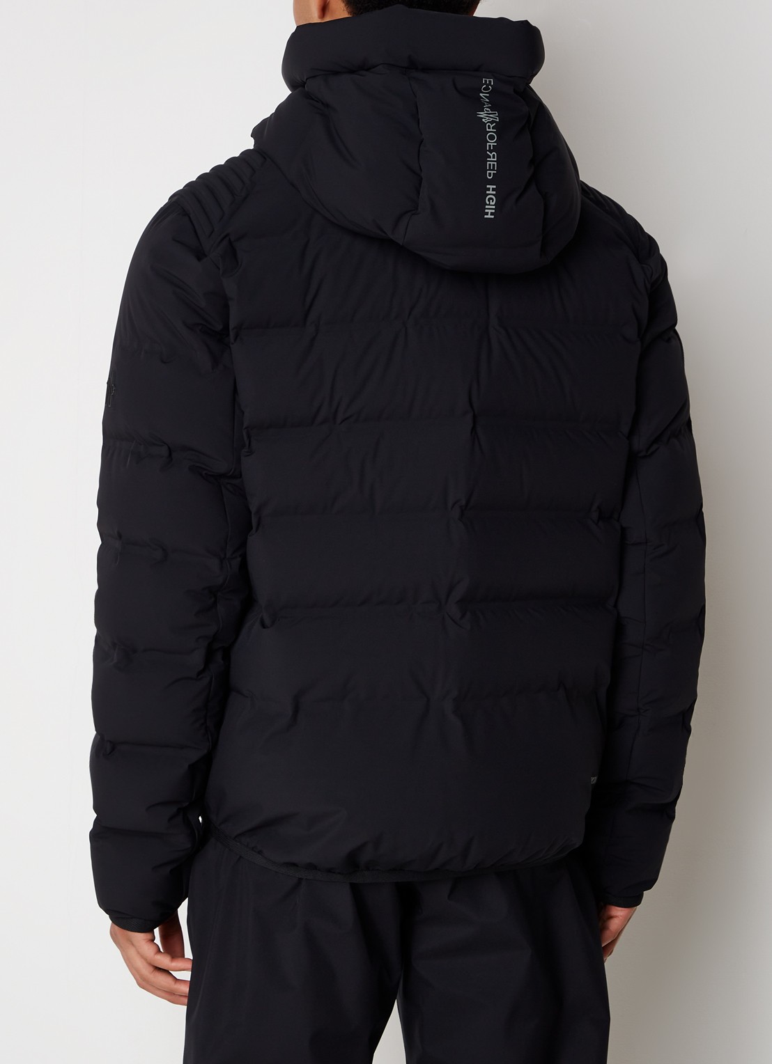 Moncler Lagorai ski-jas met donsvulling en capuchon - achterkant 5 zwart