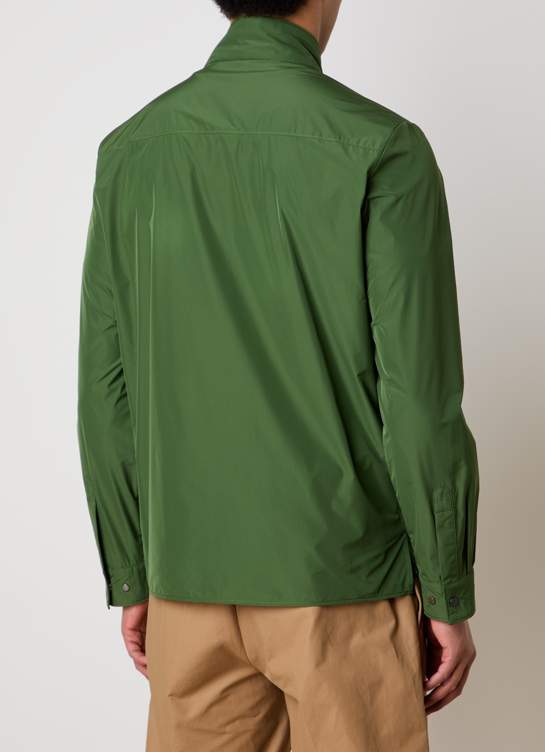 Moncler Lasca jack met steekzakken  - achterkant 6 legergroen