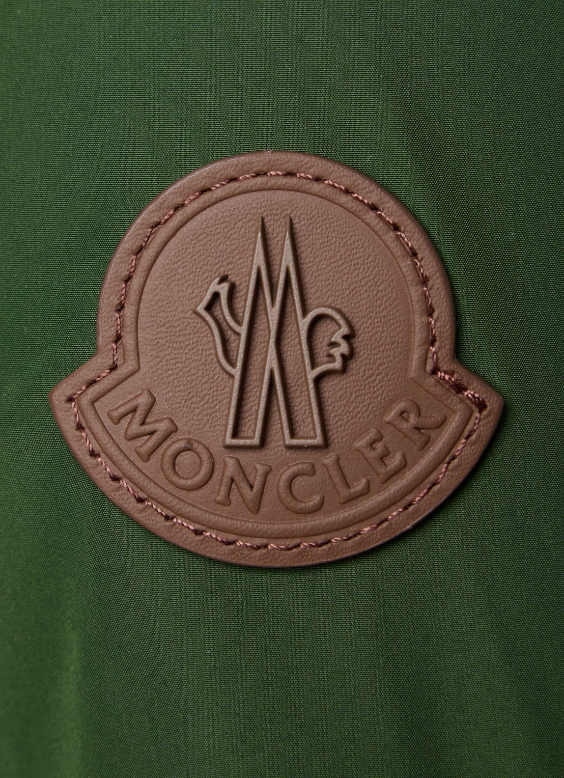 Moncler Lasca jack met steekzakken  - detail 3 legergroen