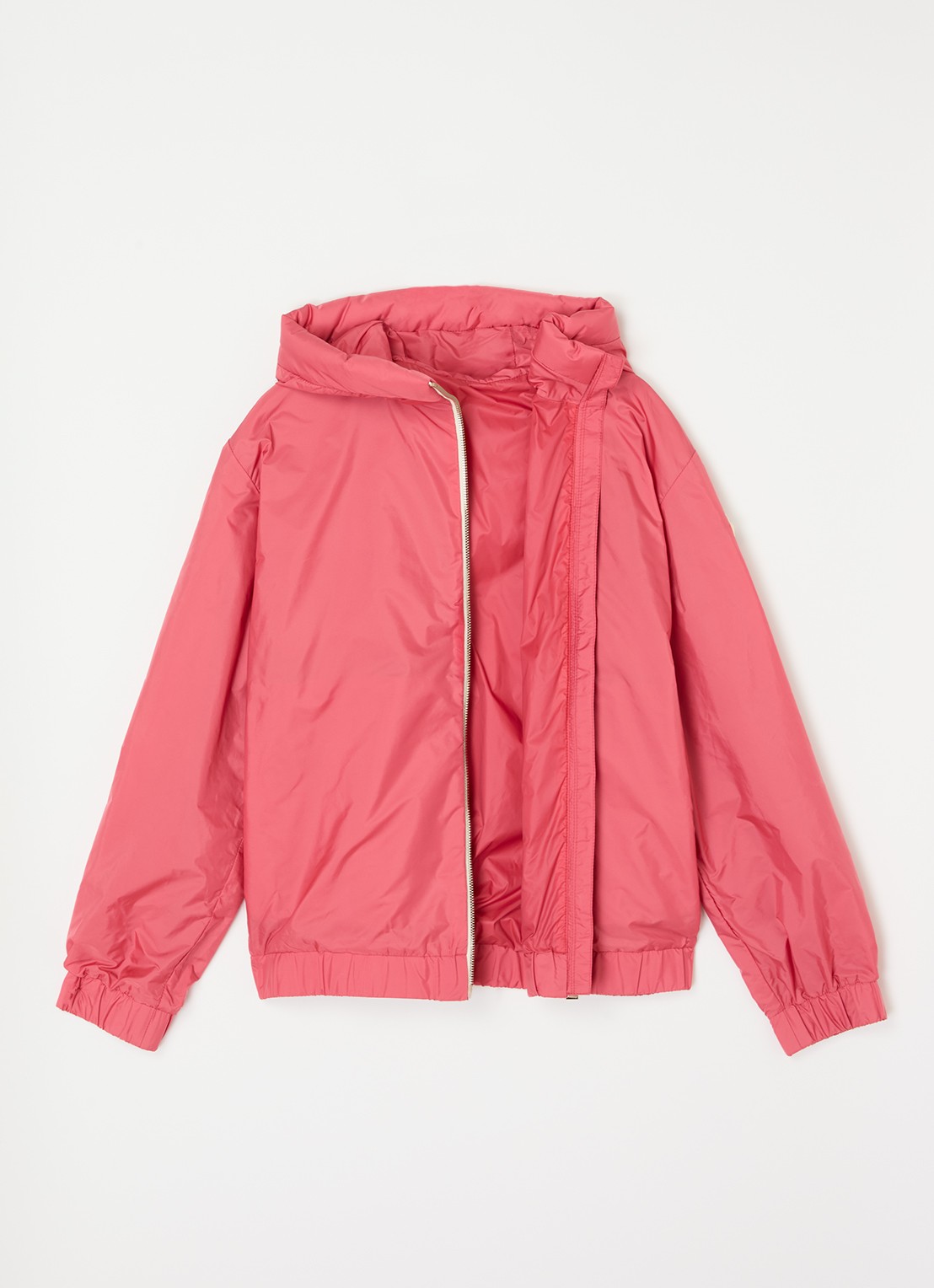 Moncler Lilianna jack met capuchon - voorkant 2 fuchsia