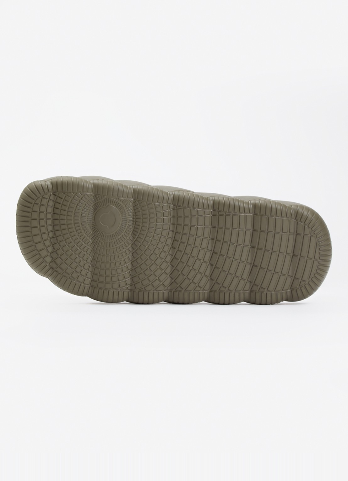 Moncler Lilo slipper met logo - detail 4 bronsgroen
