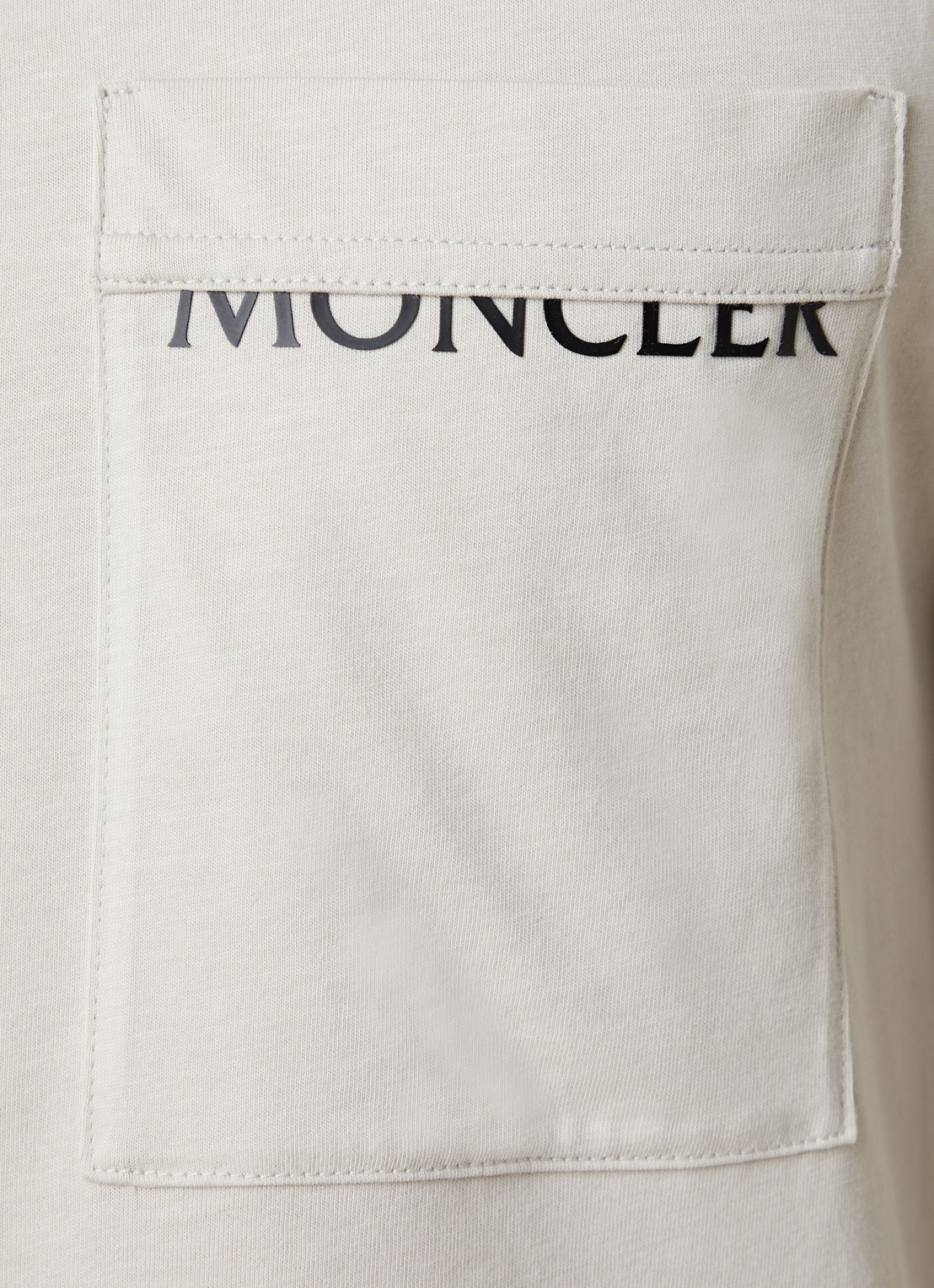 Moncler Longsleeve met borstzak - detail 2 gebroken wit