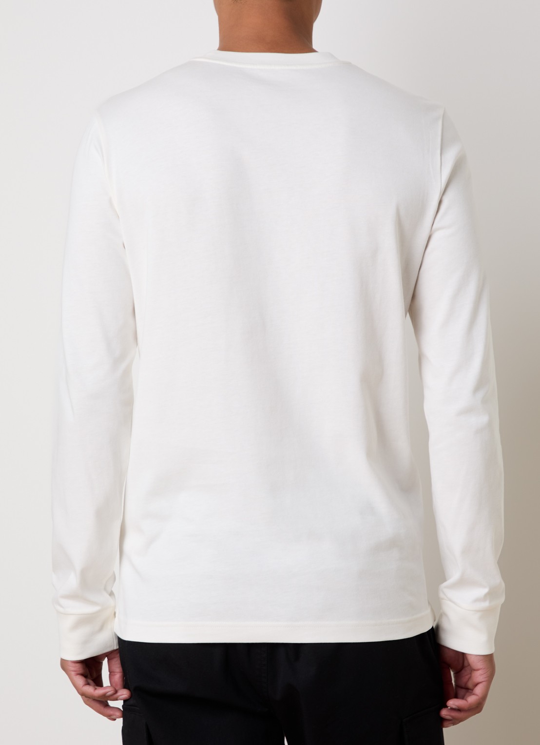 Moncler Longsleeve met logo - achterkant 5 wit