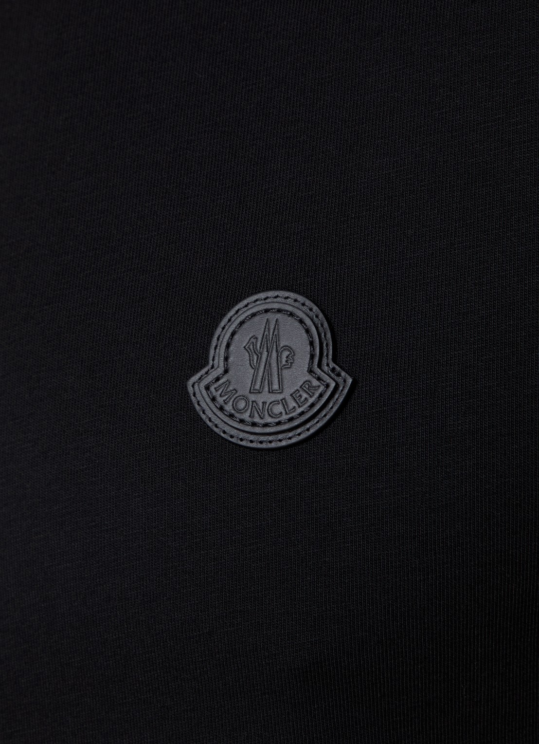 Moncler Longsleeve met logo - detail 2 zwart