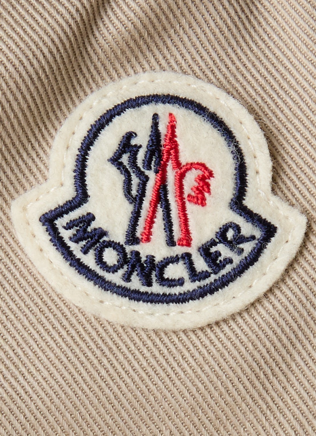 Moncler Loose fit chino met steekzakken - detail 6 khaki