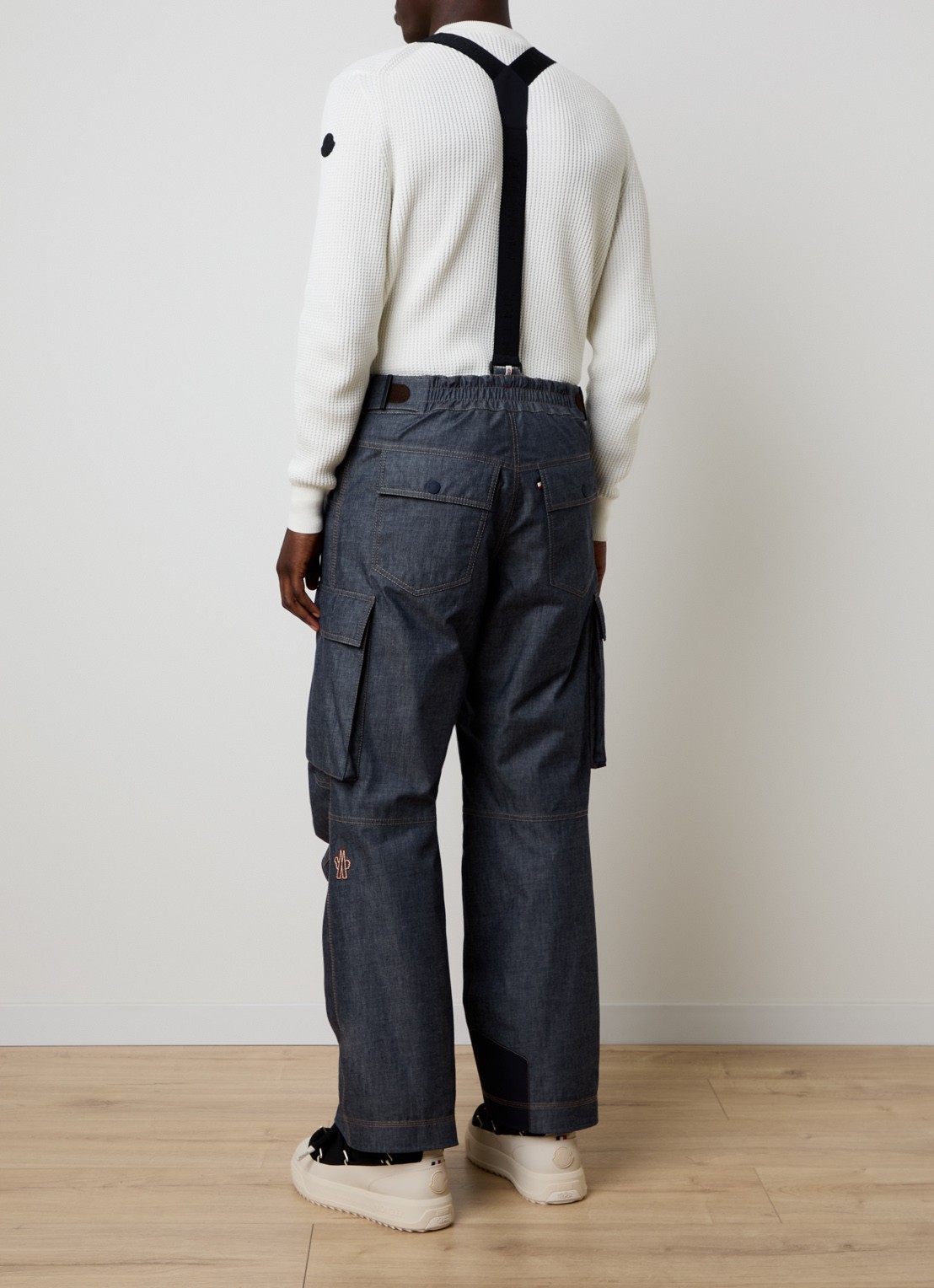 Moncler Loose fit skibroek met klepzakken - achterkant 7 indigo
