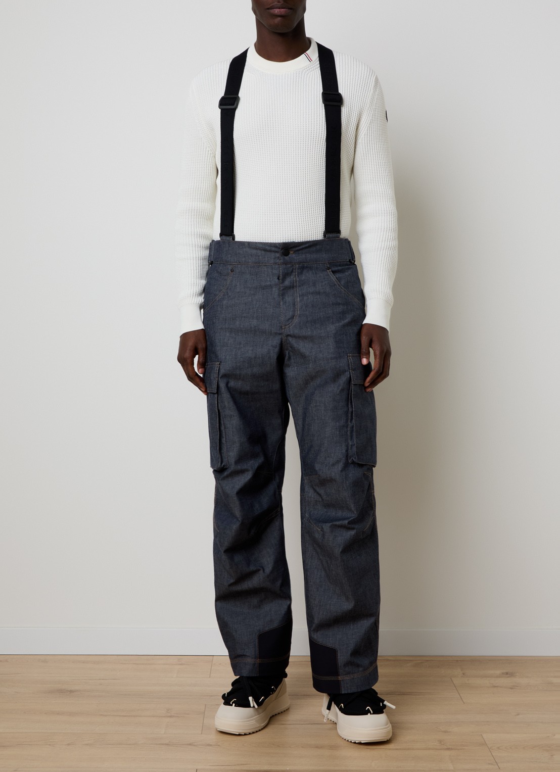 Moncler Loose fit skibroek met klepzakken - detail 3 indigo