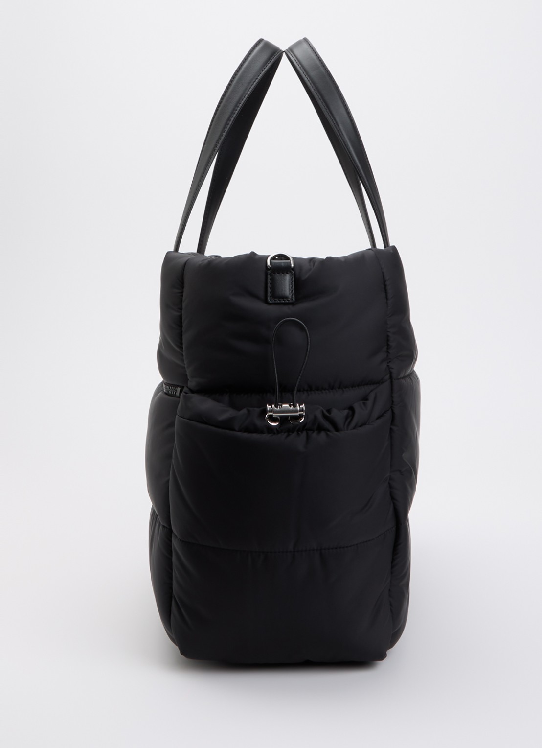 Moncler Luiertas met leren details en logo - detail 2 zwart