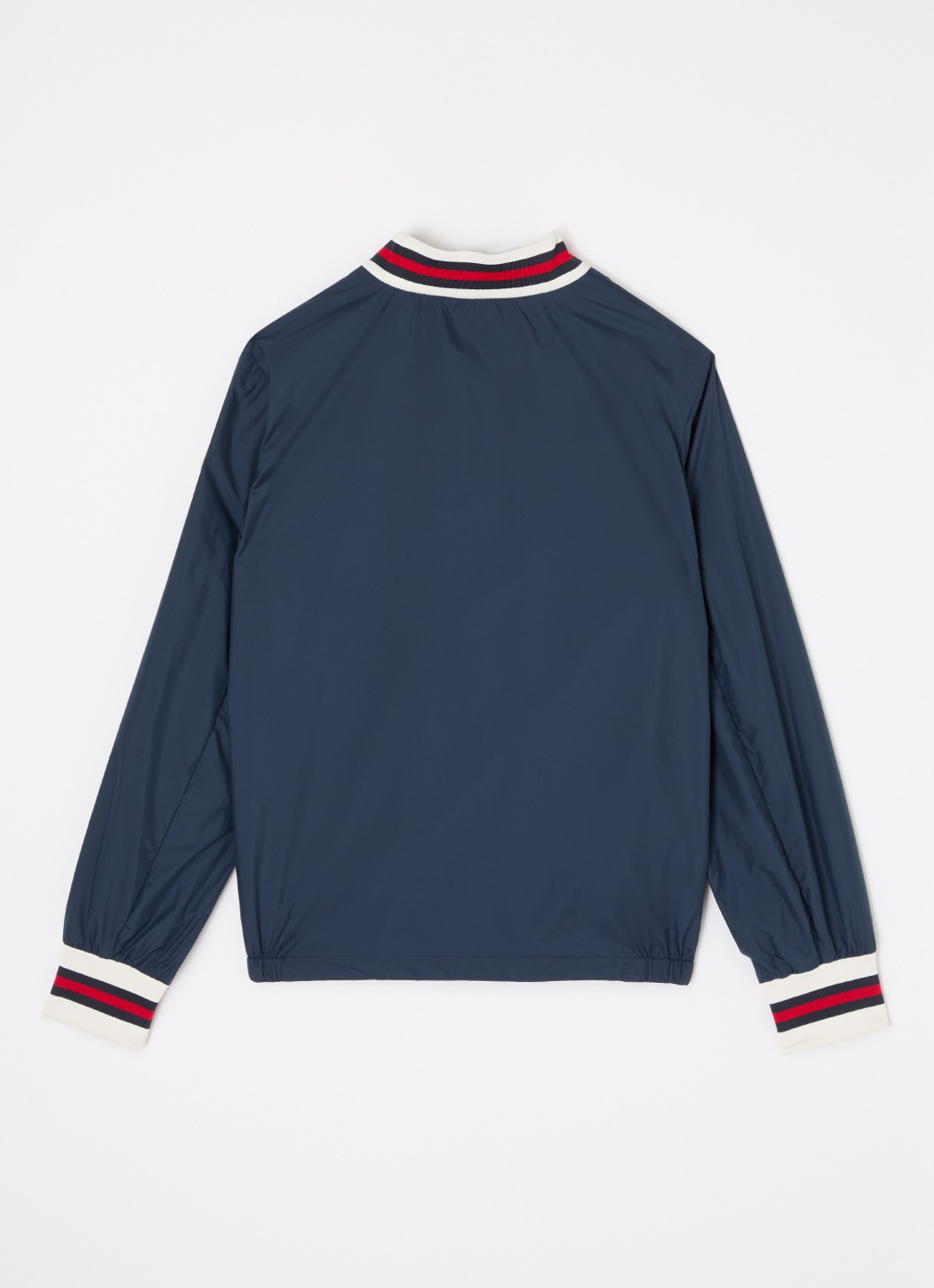 Moncler Maki bomberjack met steekzakken - achterkant 3 donkerblauw