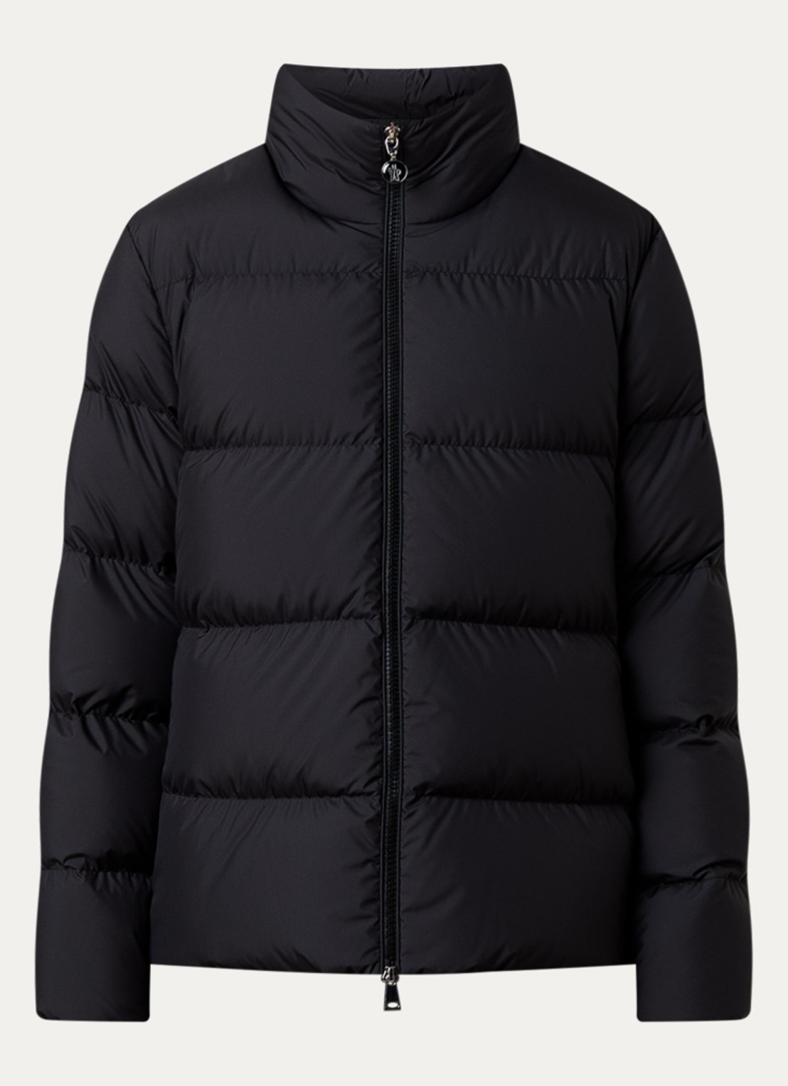 Moncler Mauzun puffer jack met donsvulling - voorkant 5 zwart
