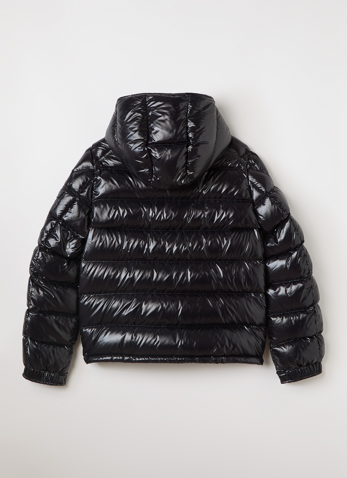 Moncler Maya puffer jack met donsvulling - achterkant 3 zwart