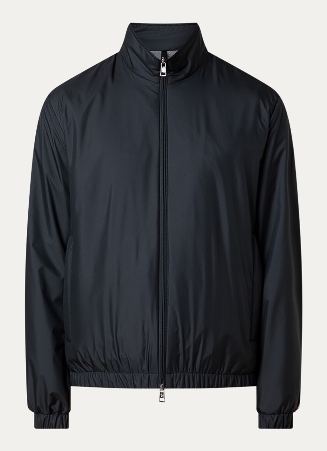 Moncler Meidassa windjack met steekzakken - voorkant 2 zwart