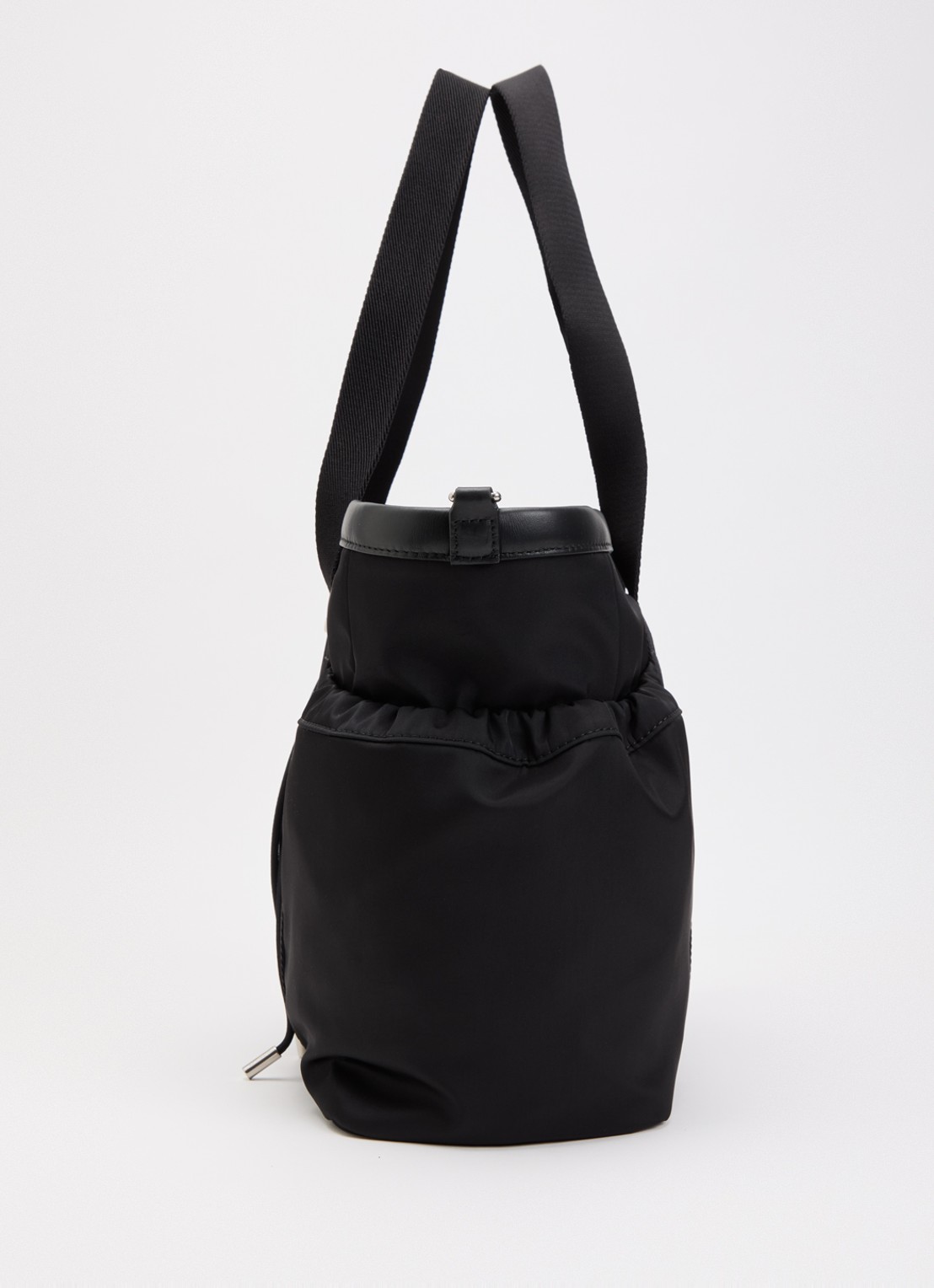 Moncler Mom-Bag met afneembare schouderriem - detail 3 zwart