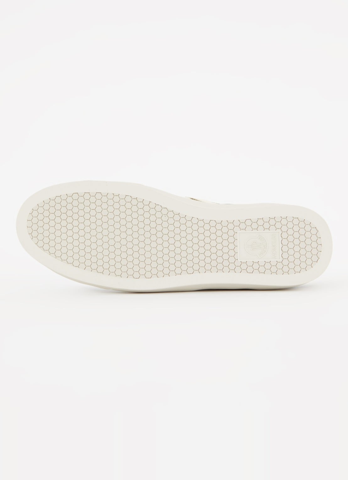 Moncler Monaco2 sneaker van suède en nubuck met logo - detail 5 donkergroen