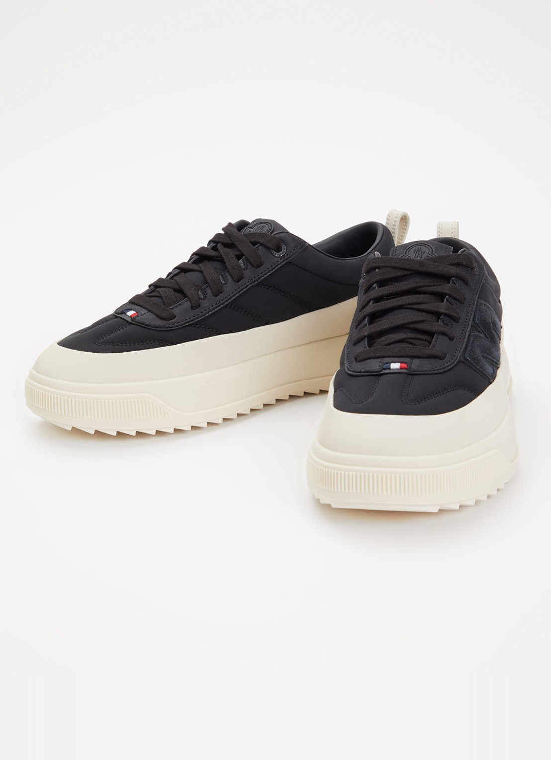Moncler Monpulse sneaker met suède details - detail zwart