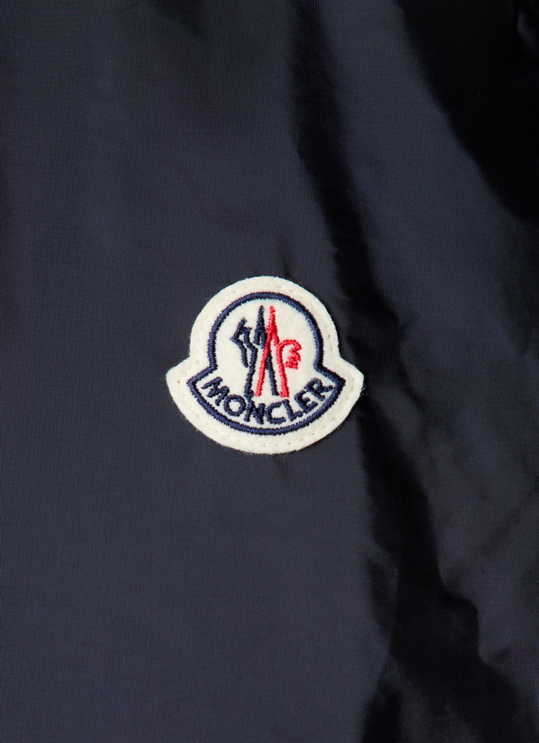 Moncler Montriond windjack met opbergbare capuchon - detail 6 donkerblauw