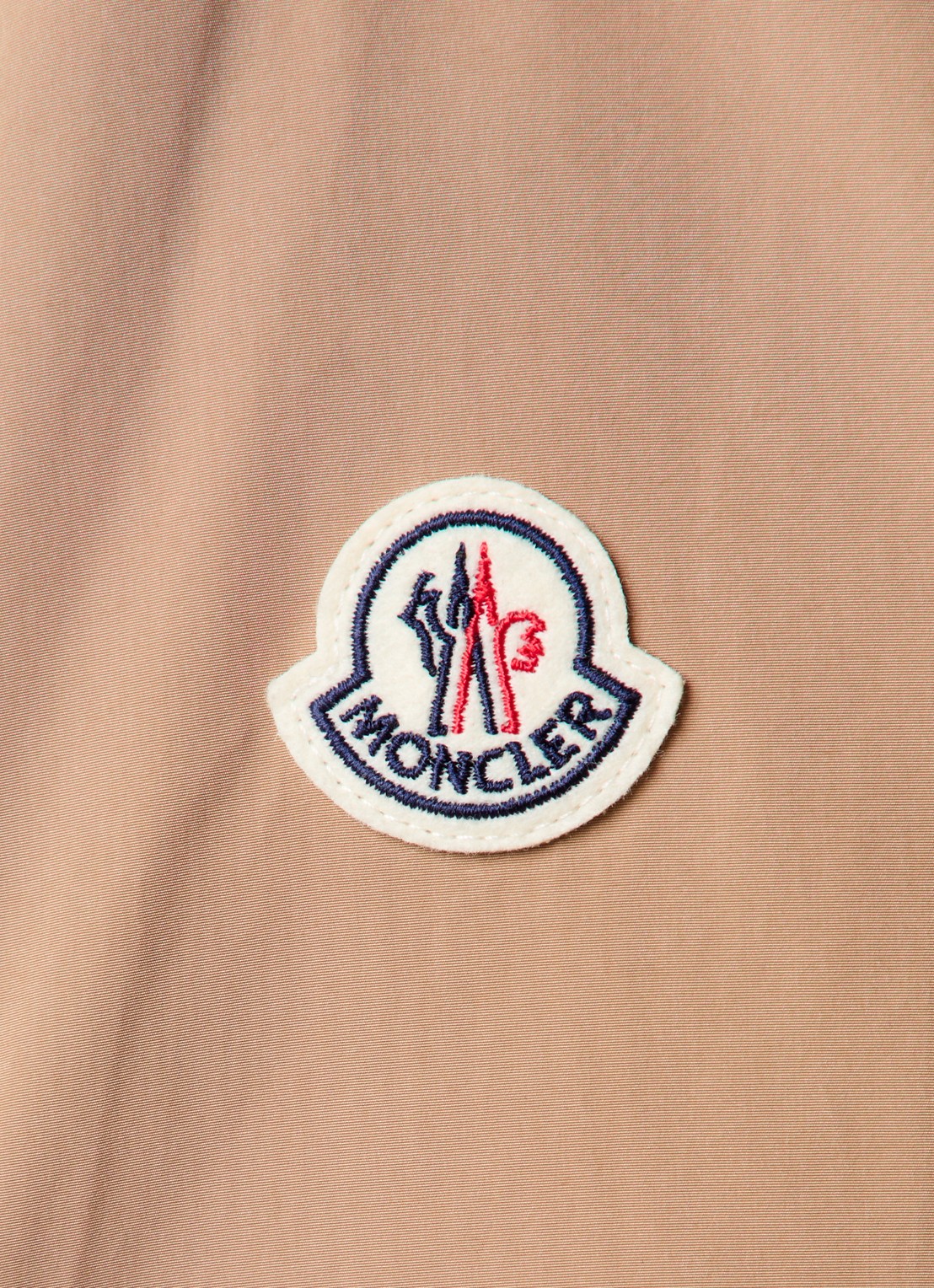 Moncler Nades parka met capuchon en logo - detail 6 camel