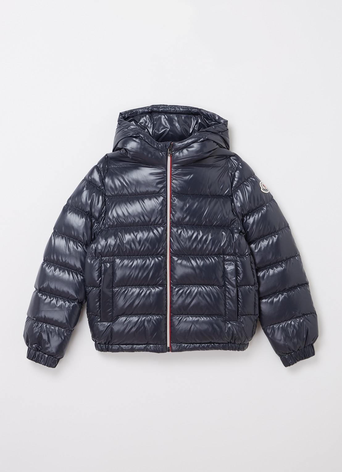 Moncler New Aubert gewatteerde jas met donsvulling - voorkant 2 blauw