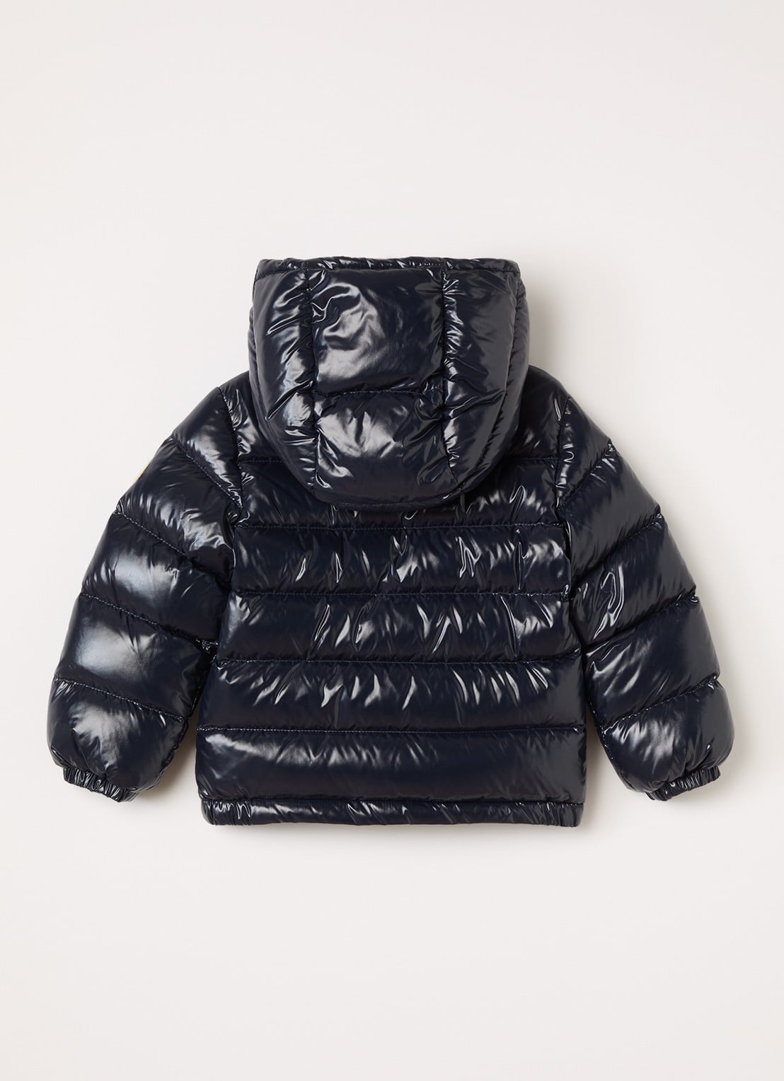 Moncler New Auberts puffer jack met donsvulling - achterkant donkerblauw